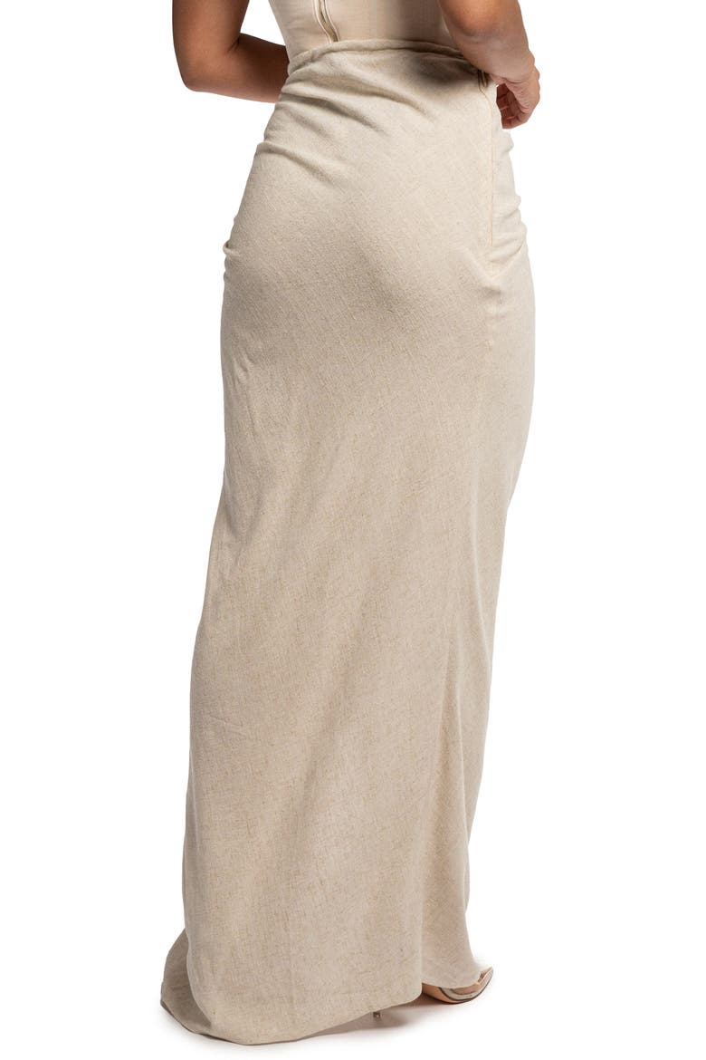 Maxi Skirt, Alternate, color, NATURAL