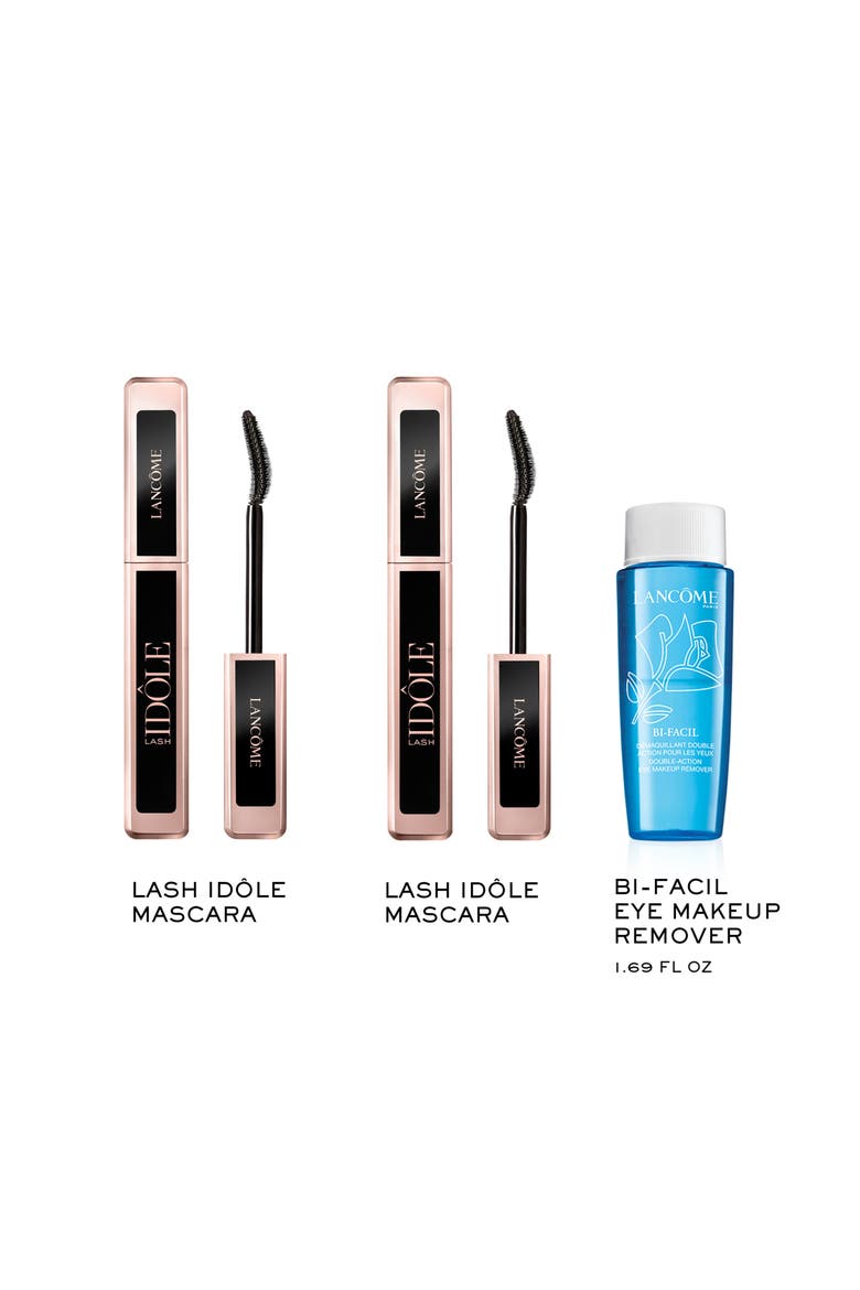 Lash Idôle Mascara & Bi-Facil Eye Makeup Remover 3-Piece Gift Set $74 Value, Alternate, color, NO COLOR