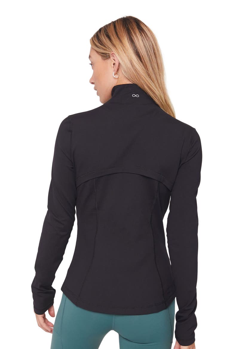 Gen XYZ Zip Up Cloudlux Track Jacket, Alternate, color, Metropolis Black