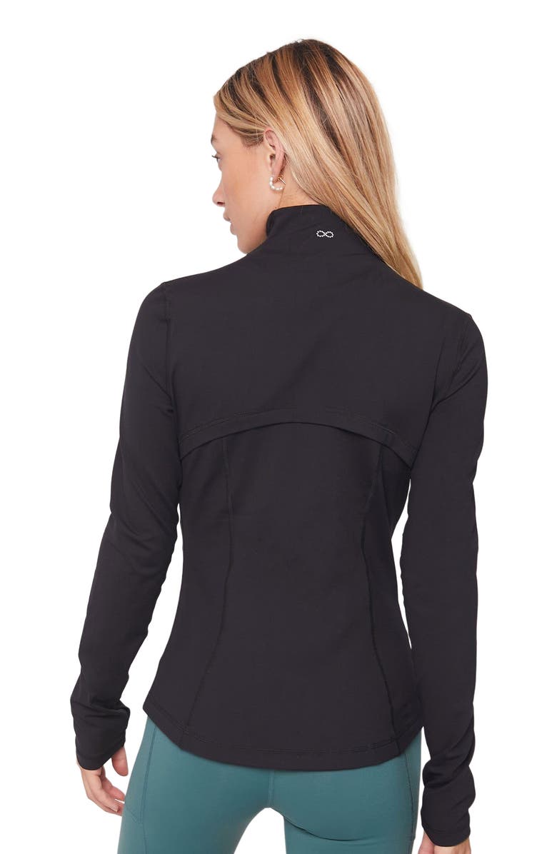 Rebody Active Gen XYZ Zip Up Cloudlux Track Jacket, Alternate, color, Metropolis Black