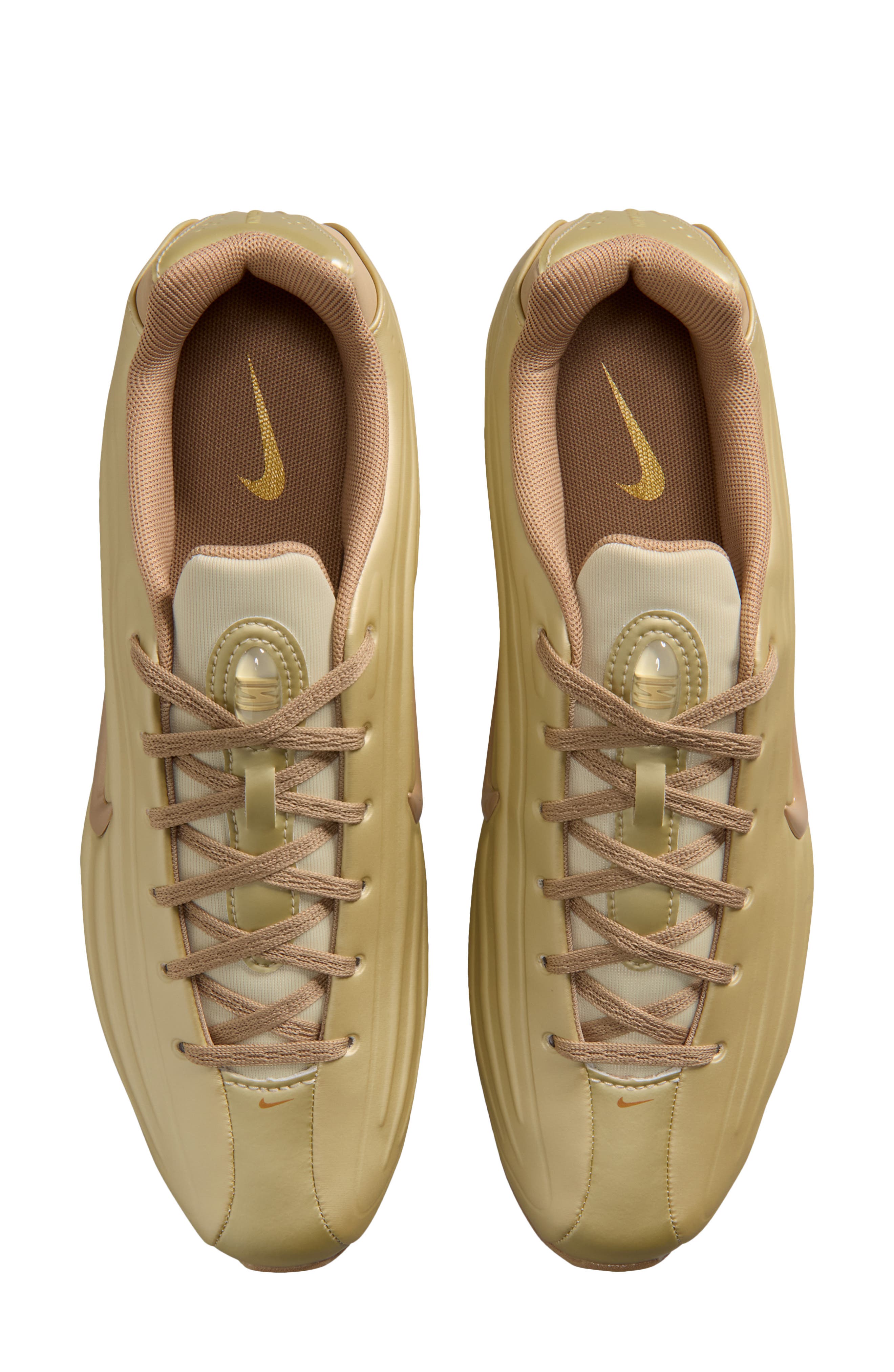 Shox Z Sneaker, Alternate, color, LIGHT KHAKI/ GOLD/ KHAKI