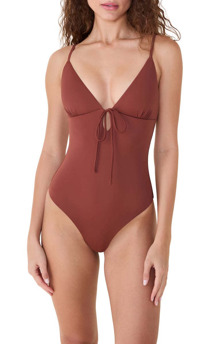 Andie The Mali Keyhole One-Piece Swimsuit, Main, color, 