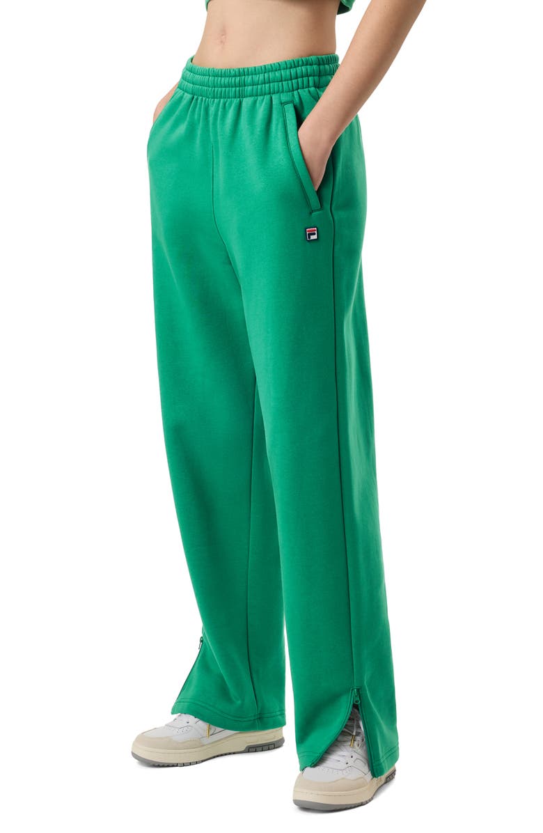 FILA x Hailey Baggy Sweatpants, Alternate, color, Fila Green