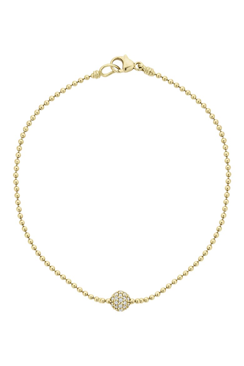 Covet Diamond Pavé Station Bracelet, Alternate, color, GOLD/ DIAMOND