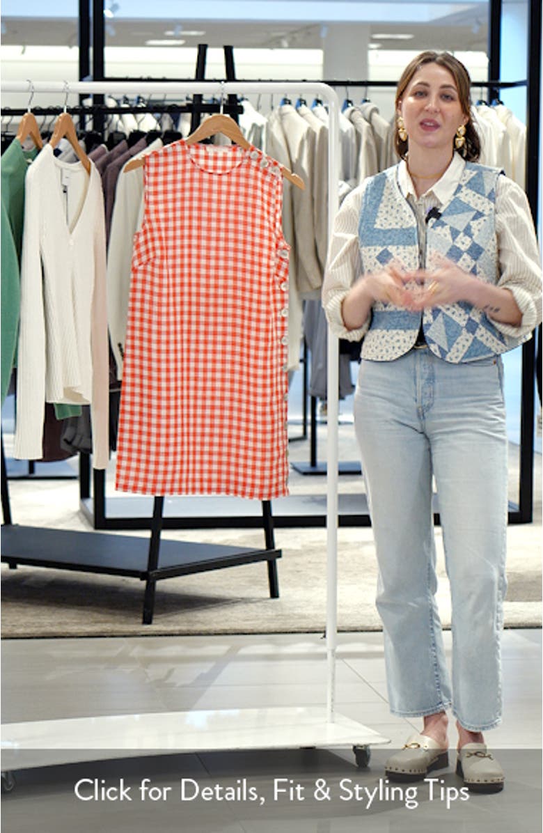 Coralie Gingham Minidress, sales video thumbnail