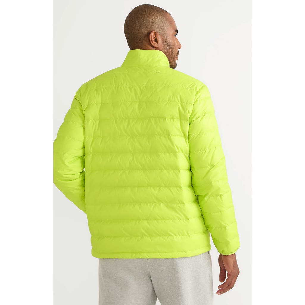 Lands' End Wanderweight Ultralight Packable Down Jacket In Citrus Fields
