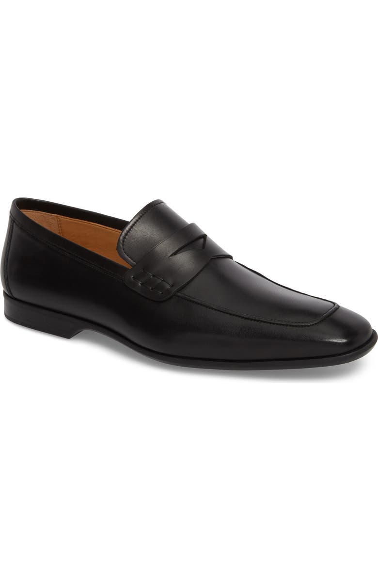 Magnanni Ramiro II Apron Toe Penny Loafer, Main, color,