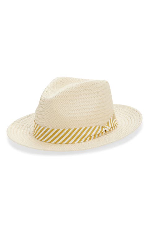 Packable Straw Fedora