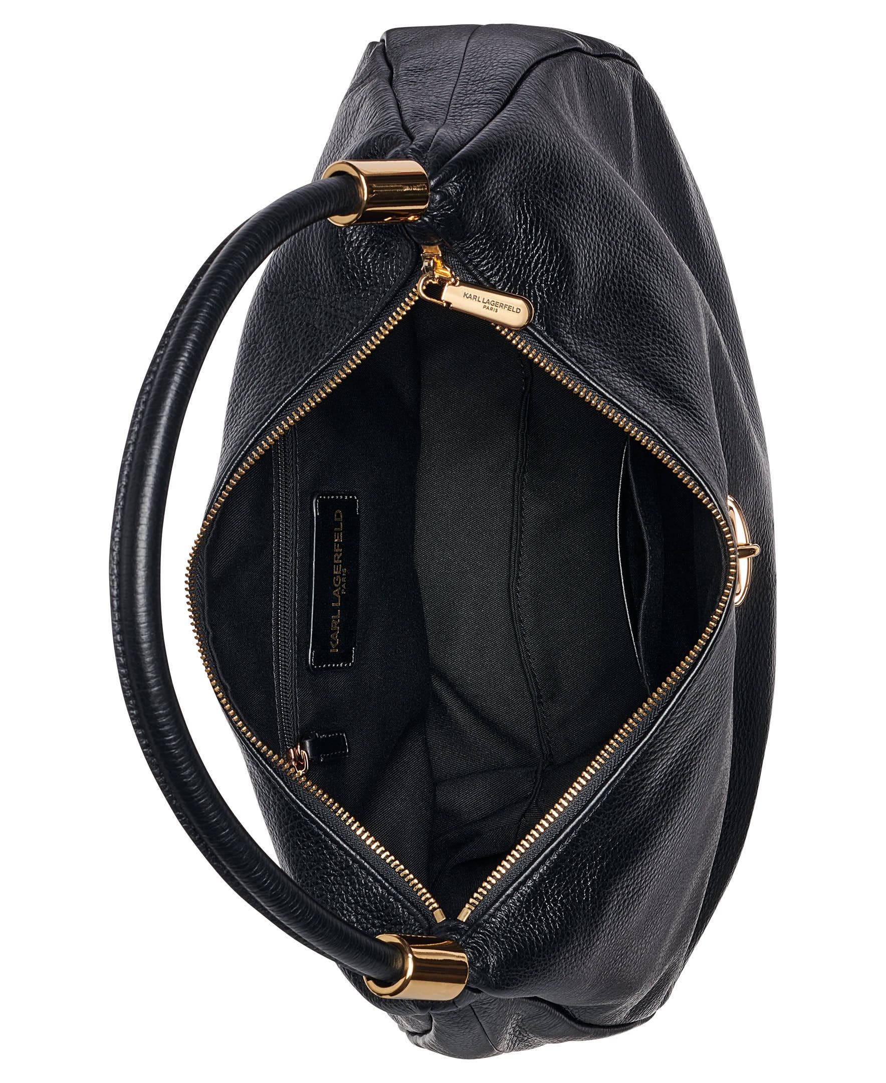 Maelynn Hobo Bag, Alternate, color, Black/Gold