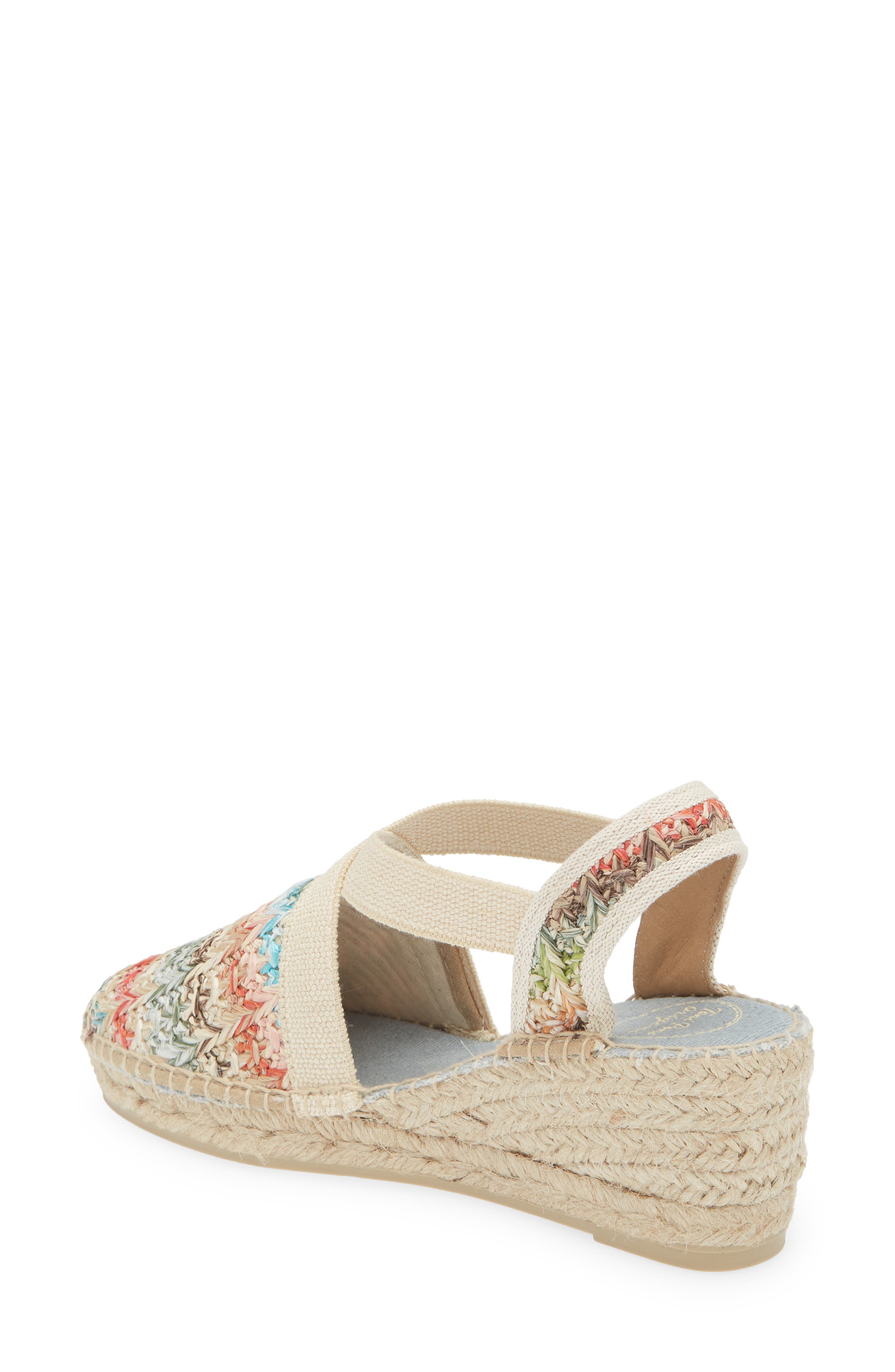 Toni Pons Terra Espadrille Wedge Sandal, Alternate, color, Multi Woven Fabric