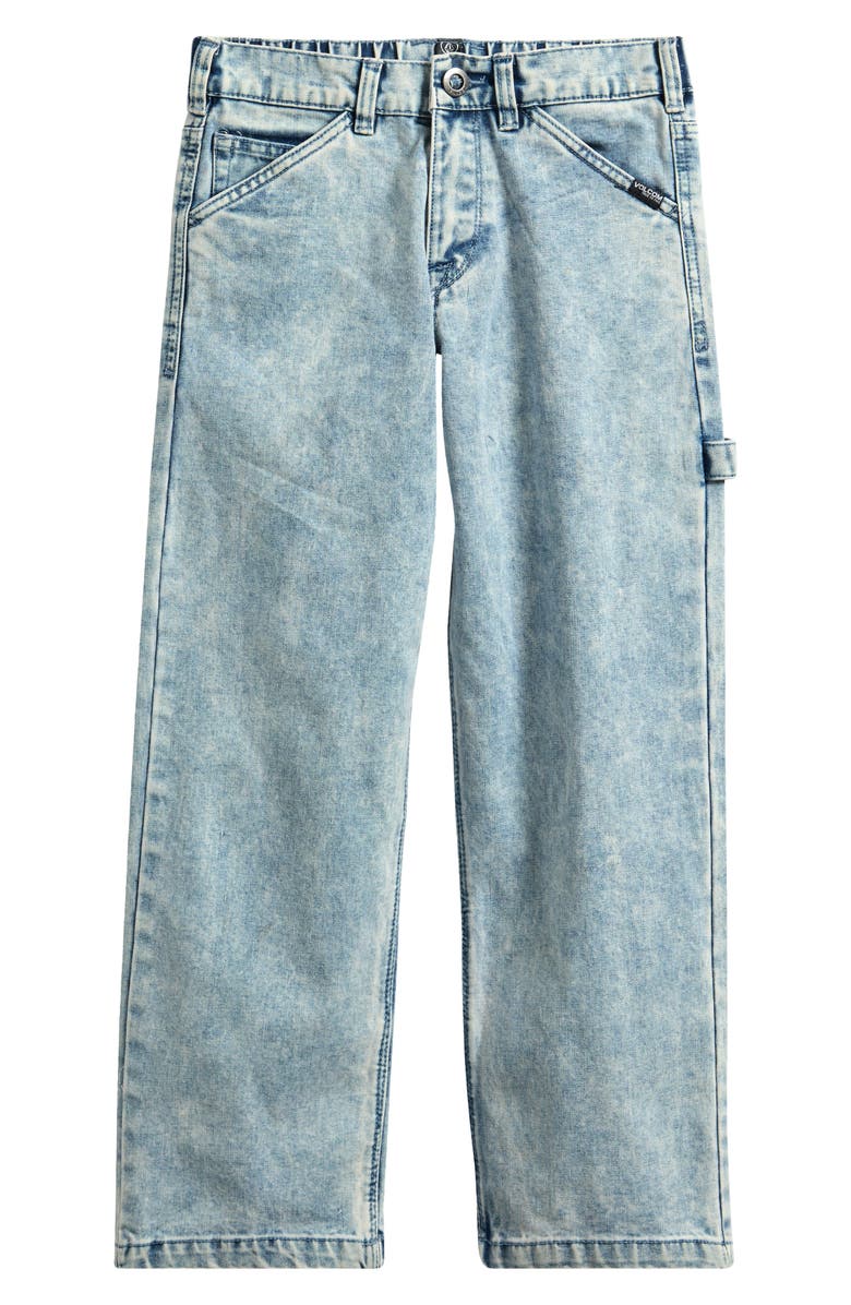 Volcom Krafter Straight Leg Jeans, Main, color, 