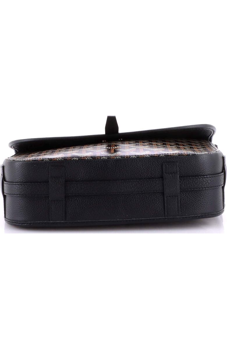 Pre-Owned Goyard Belvedere II Messenger Bag Coated Canvas MM, Alternate, color, Black