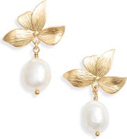 Set & Stones Maeve Freshwater Pearl Drop Earrings