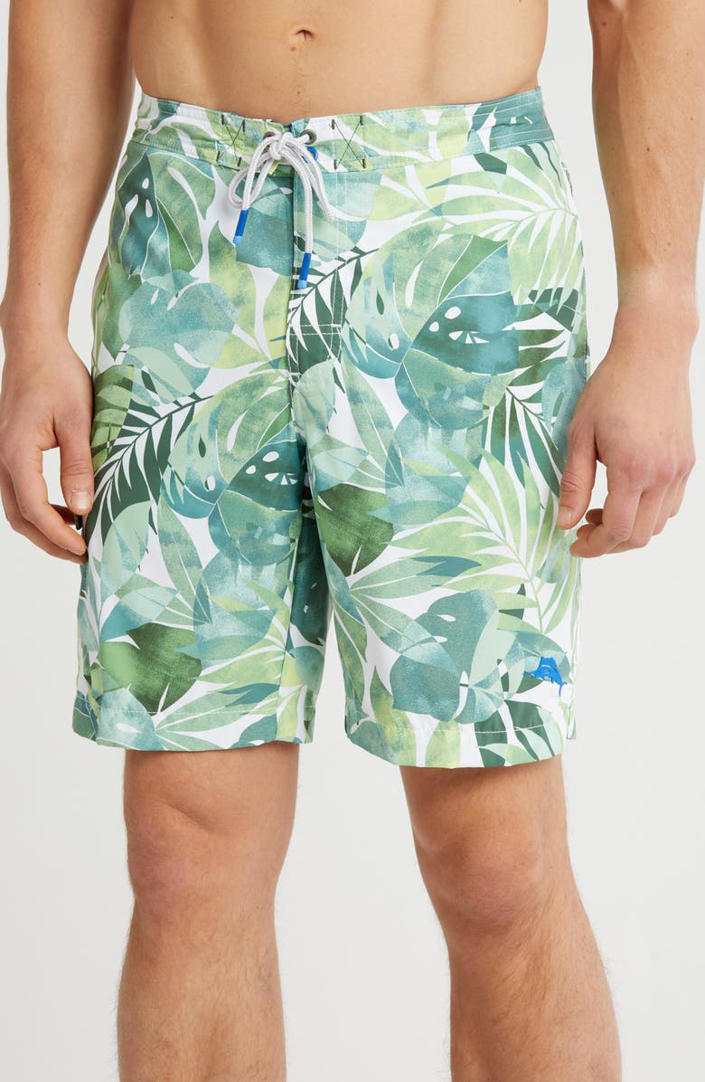 Tommy Bahama Baja Palma Fresca Swim Trunks, Main, color, 