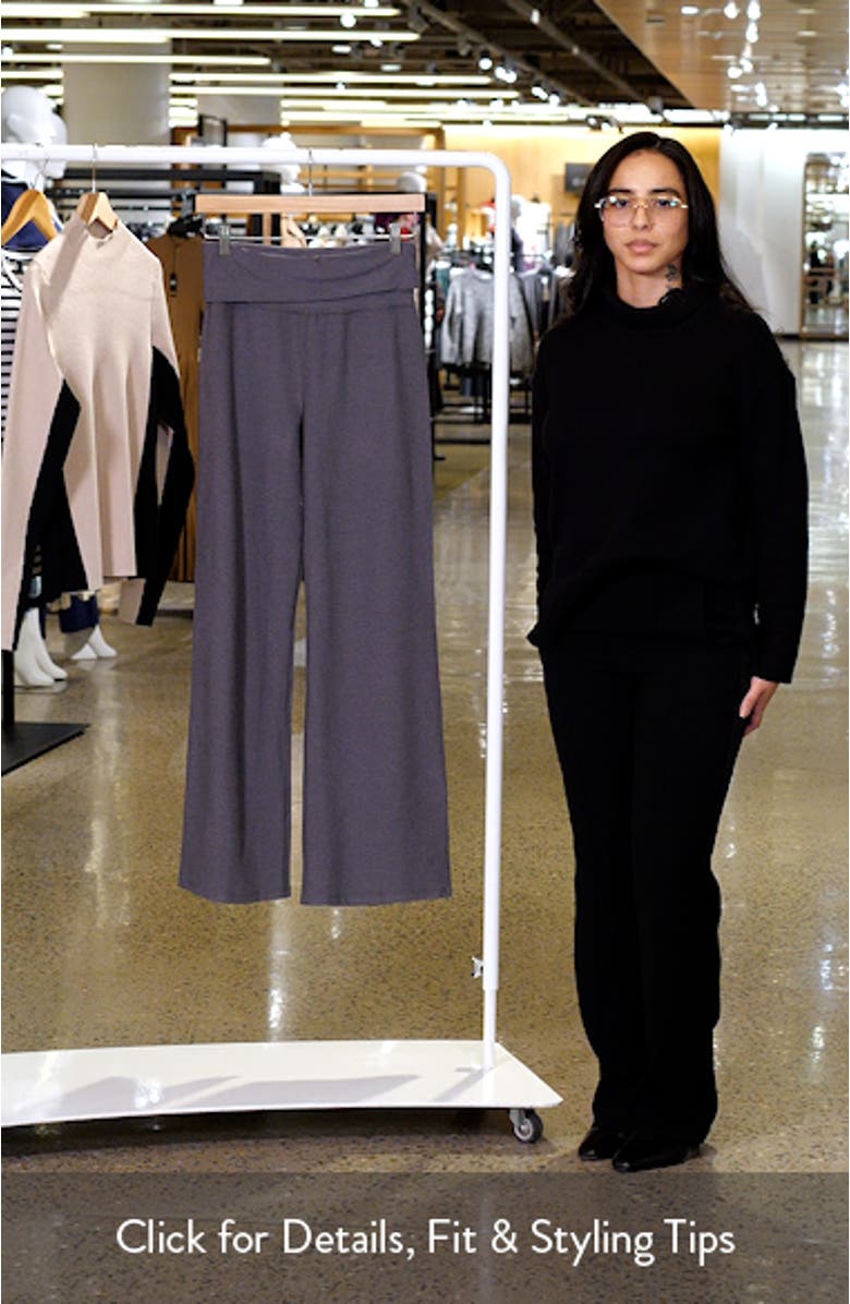 Space Dye Wide Leg Pants, sales video thumbnail