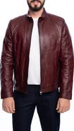 VELLAPAIS Smooth Leather Jacket