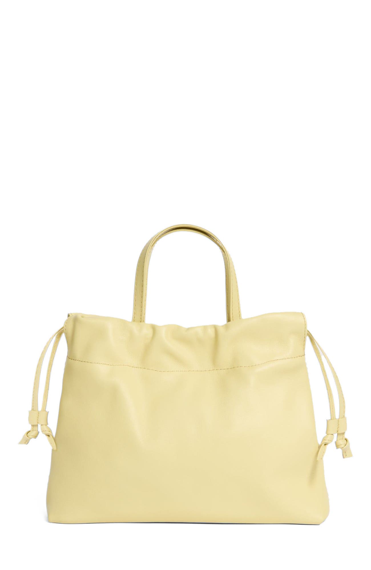 Mini Asisi Convertible Leather Crossbody, Main, color, Butter Yellow