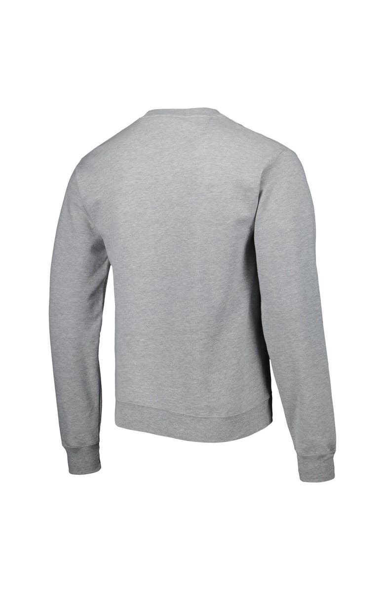 LEAGUE COLLEGIATE WEAR Men's League Collegiate Wear Gray Miami Hurricanes 1965 Arch Essential Lightweight Pullover Sweatshirt, Alternate, color, 