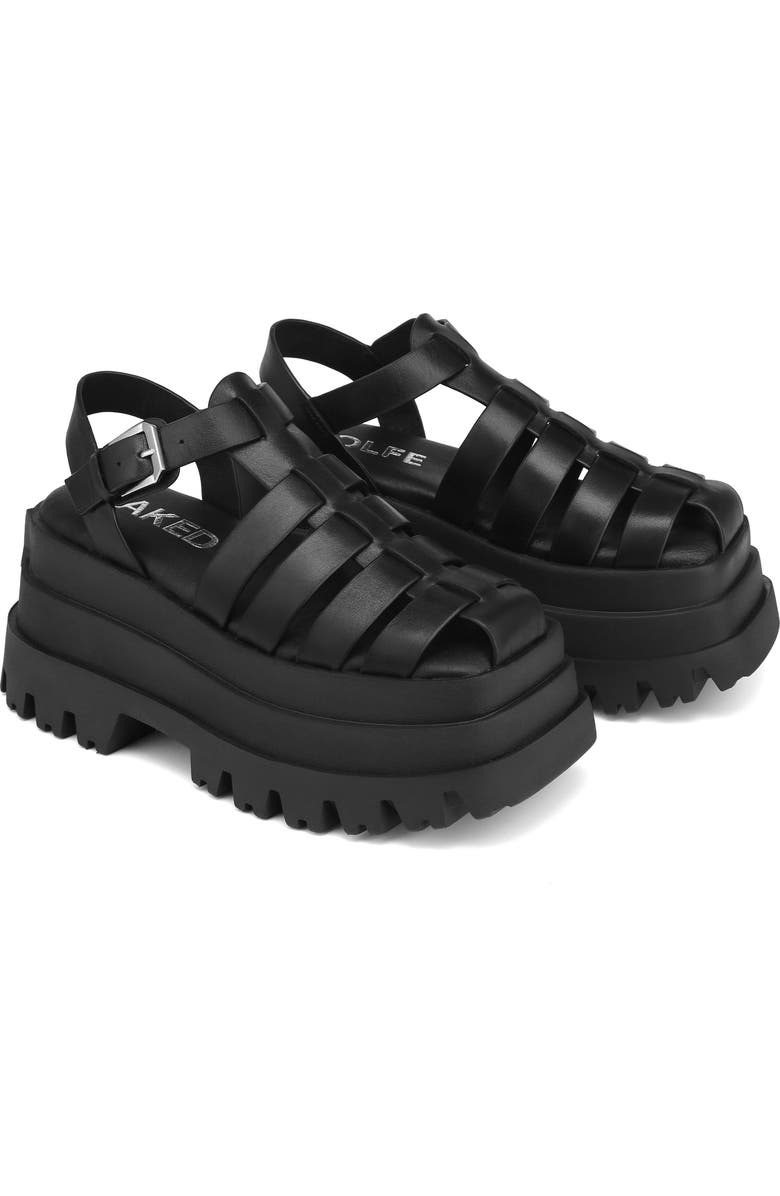 Naked Wolfe Devil Platform Fisherman Sandal, Main, color,