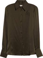 Zimmermann Hypnotic Silk Button-Up Shirt