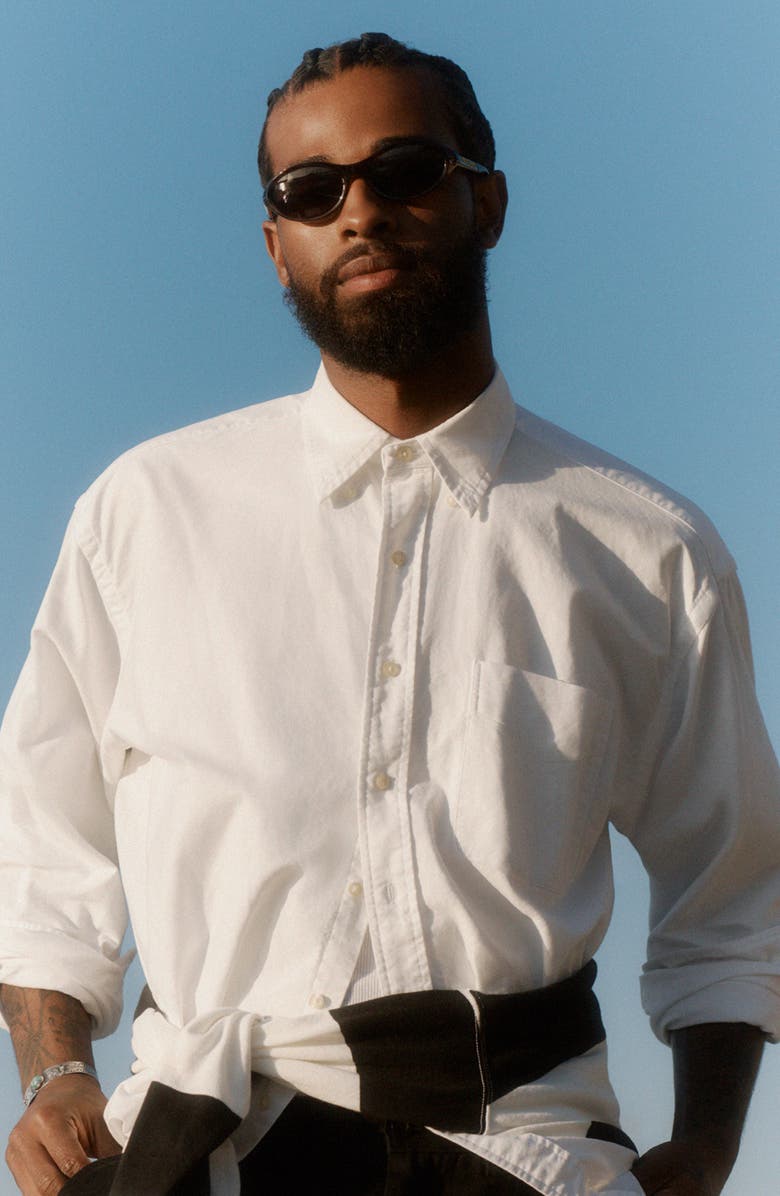 Polo Ralph Lauren Washed Pinpoint Oxford Button-Down Shirt, Alternate, color, White