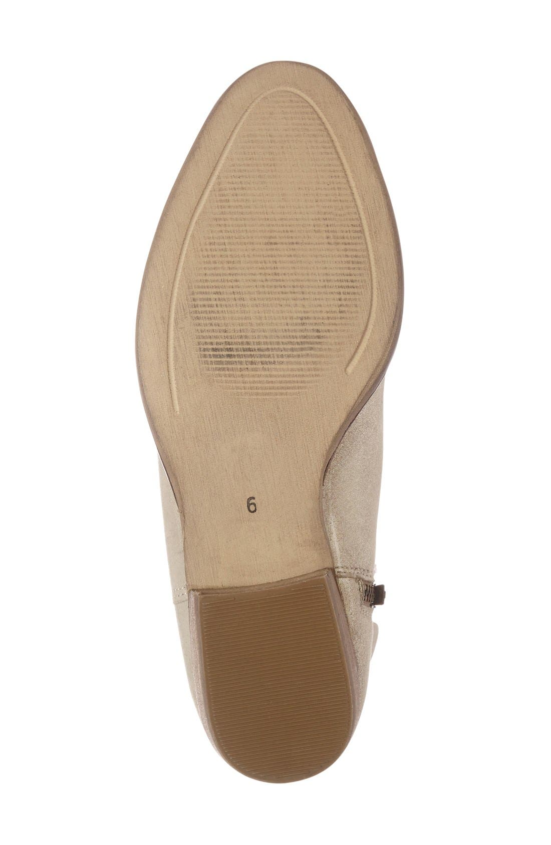 'Snare' Bootie, Alternate, color, SILVER METALLIC LEATHER