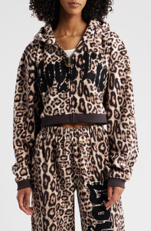 Boys Lie No One Likes A Cheetah Hoodie In Brown
