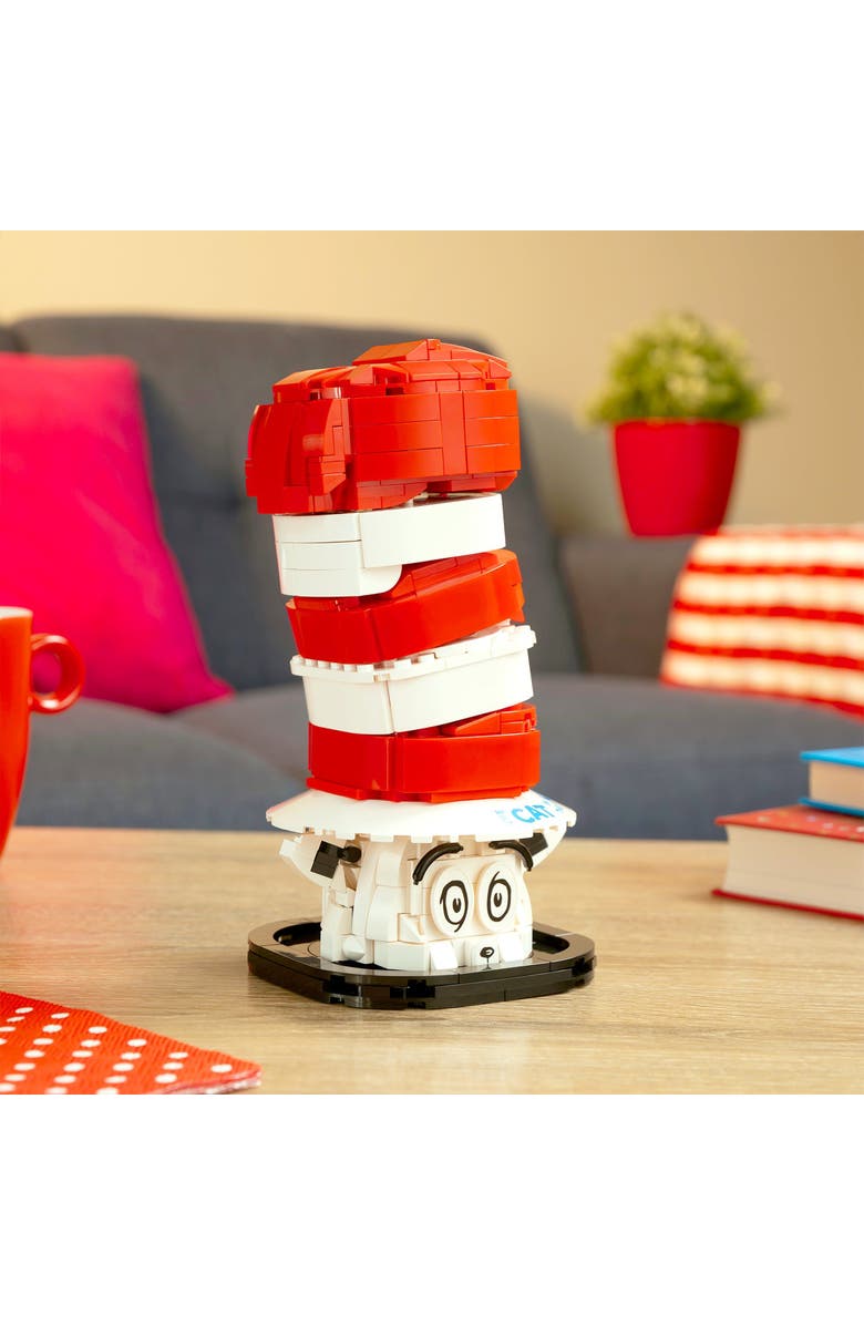 Brickcraft Dr. Seuss Cat In The Hat Building Set, Alternate, color, Red