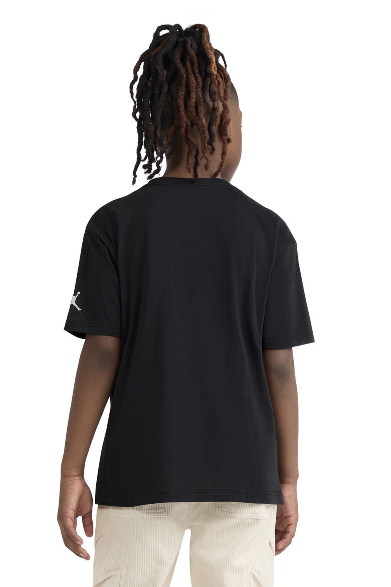 Kids' Air Jordan Slam Dunk Graphic T-Shirt, Alternate, color, OFF NOIR