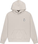 Dalix Heartly Ghost Relaxed Midweight Fleece Pullover Hoodie