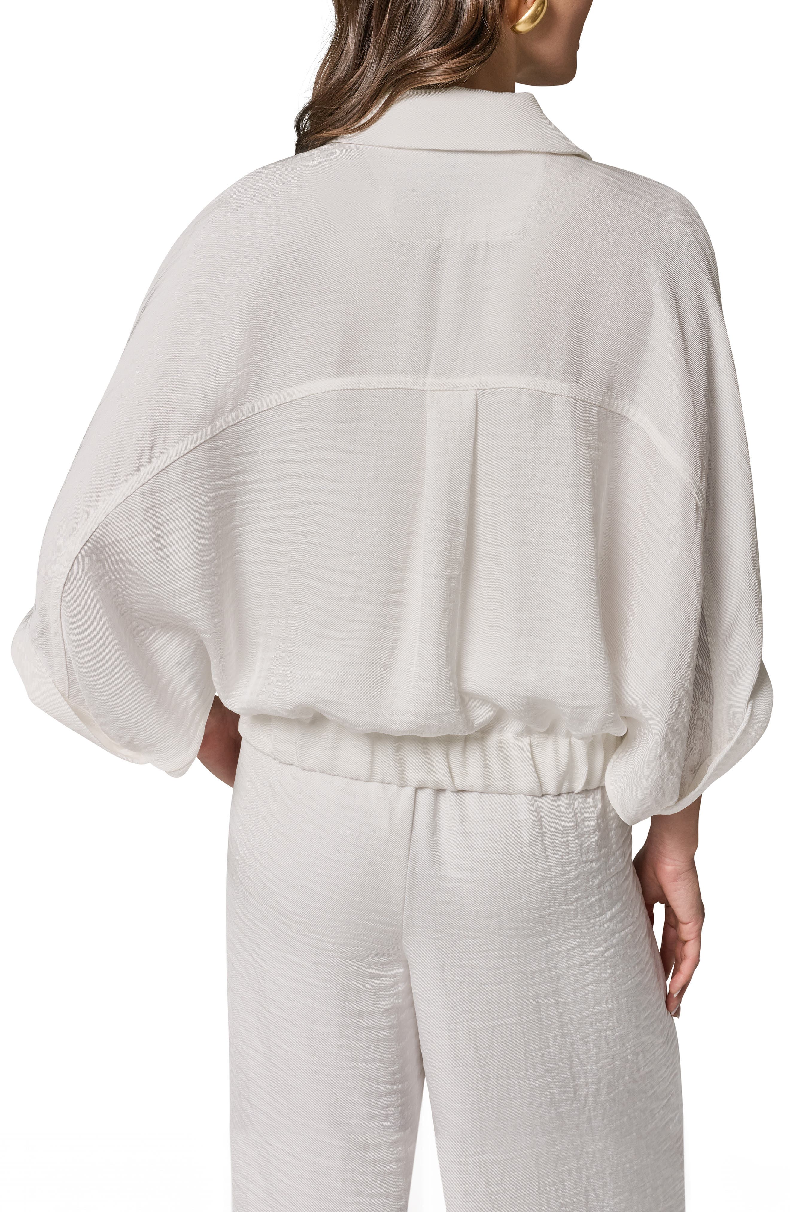 Dolman Roll Tab Front Button Top - image 4