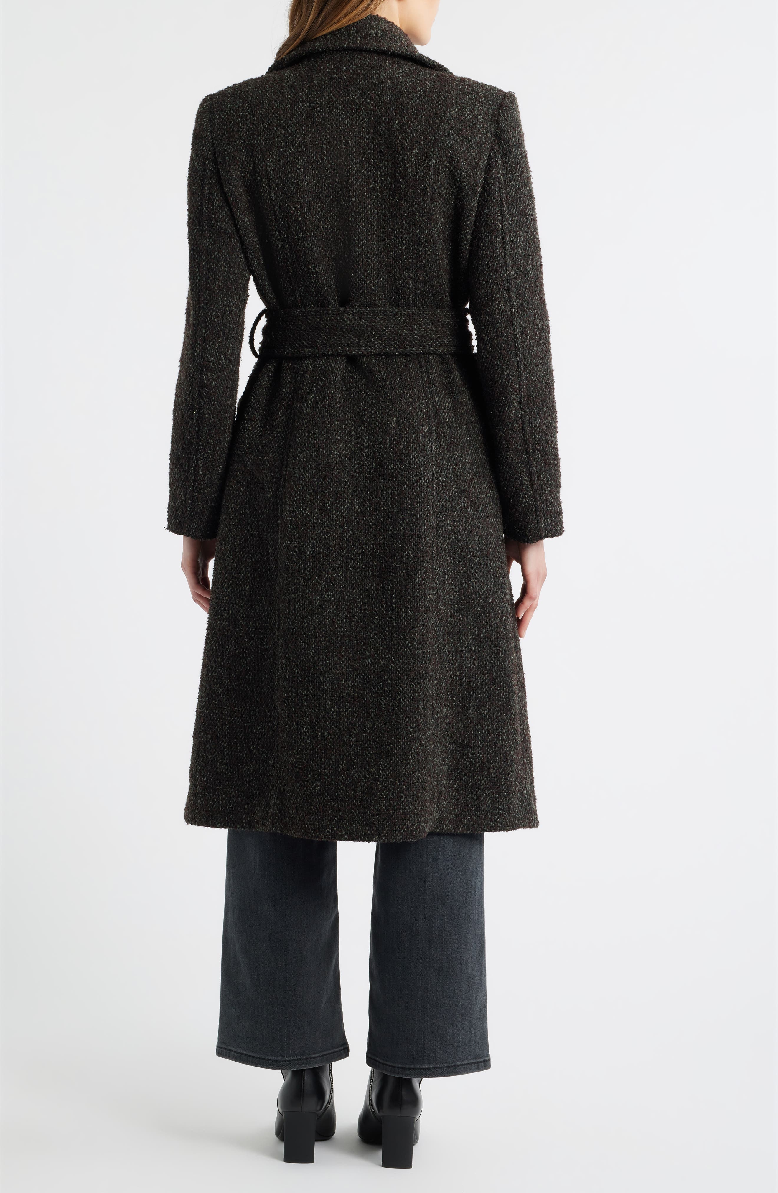 Double Breasted Belted Coat - image 2