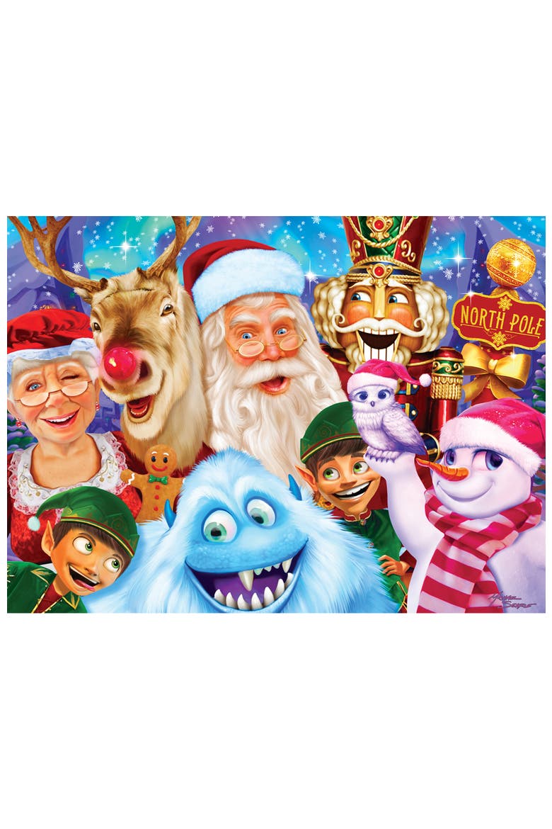 Holly Jolly 200 Piece Jigsaw Puzzle, Alternate, color, Multicolor