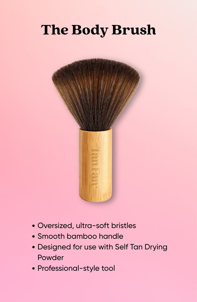 Tan Fan Self Tan Powder Body Brush, Alternate, color, 