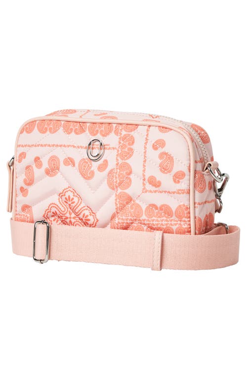 Urban Originals Viva Quilt Crossbody Bag In Bandana Peach