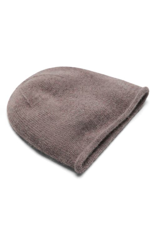 Mango Cashmere Beanie In Gray