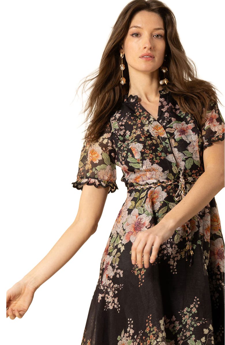 Hale Bob Haley Organza Dress, Alternate, color, 