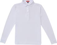 Sugarloaf Social Club Solid Long Sleeve Piqué Performance Golf Polo