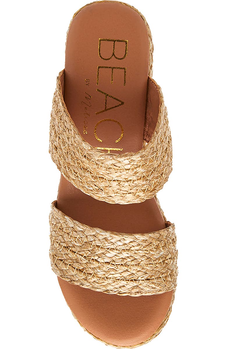Coconuts by Matisse Ocean Ave Espadrille Platform Slide Sandal, Alternate, color, Cognac