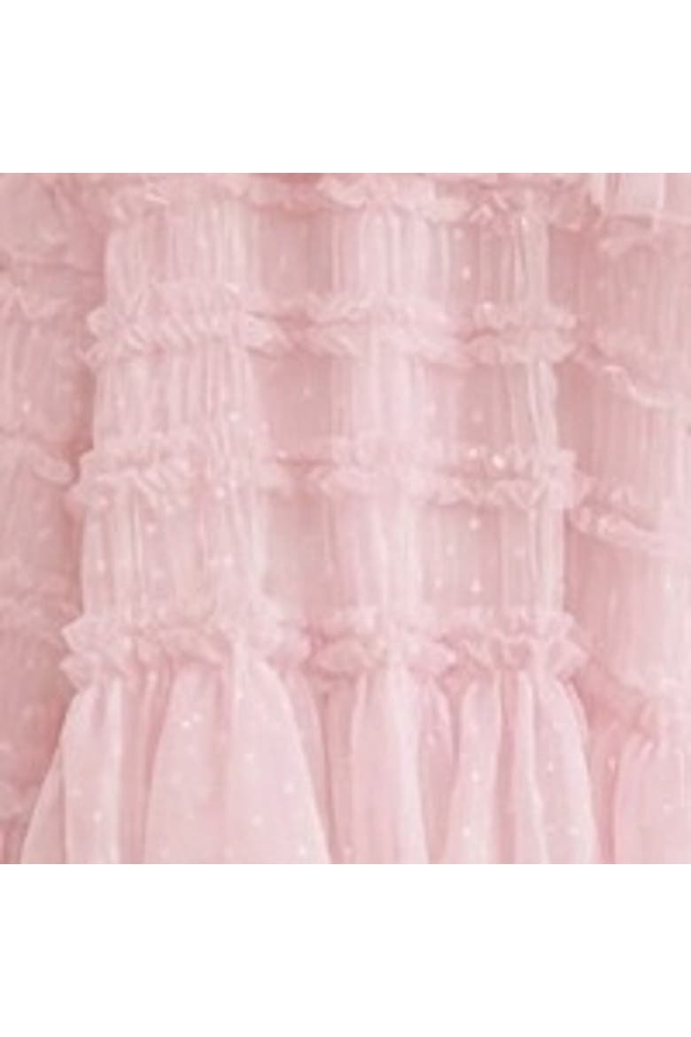 Valentine Ruffle Strapless Gown, Alternate, color, Shell