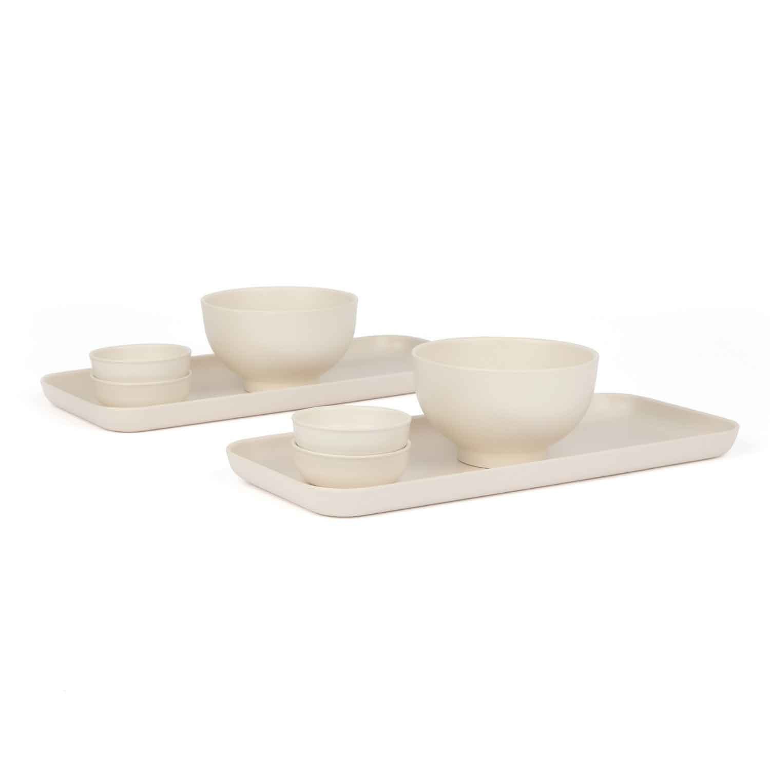 EKOBO Sushi Set for 2 - Off White