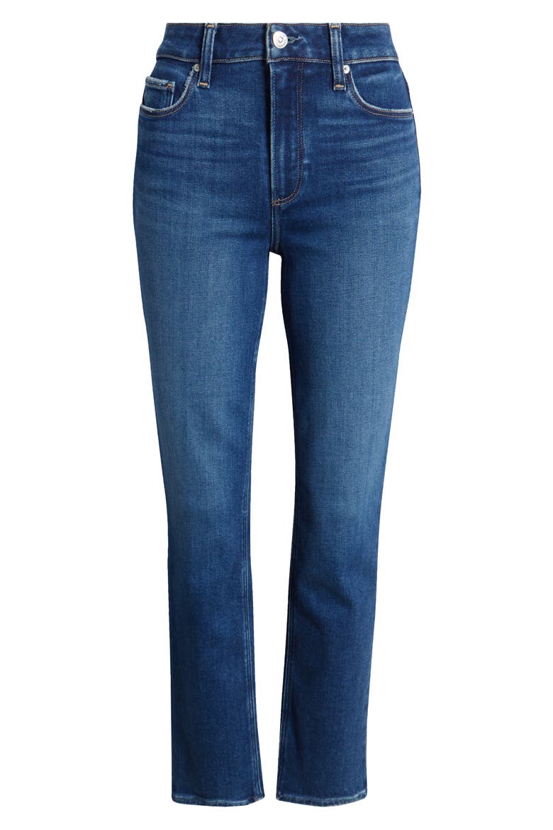 Cindy High Waist Ankle Straight Leg Jeans, Alternate, color, RAVELLO