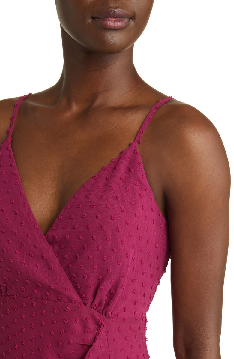 Lulus For Us to Dance Swiss Dot Gown, Alternate, color, 