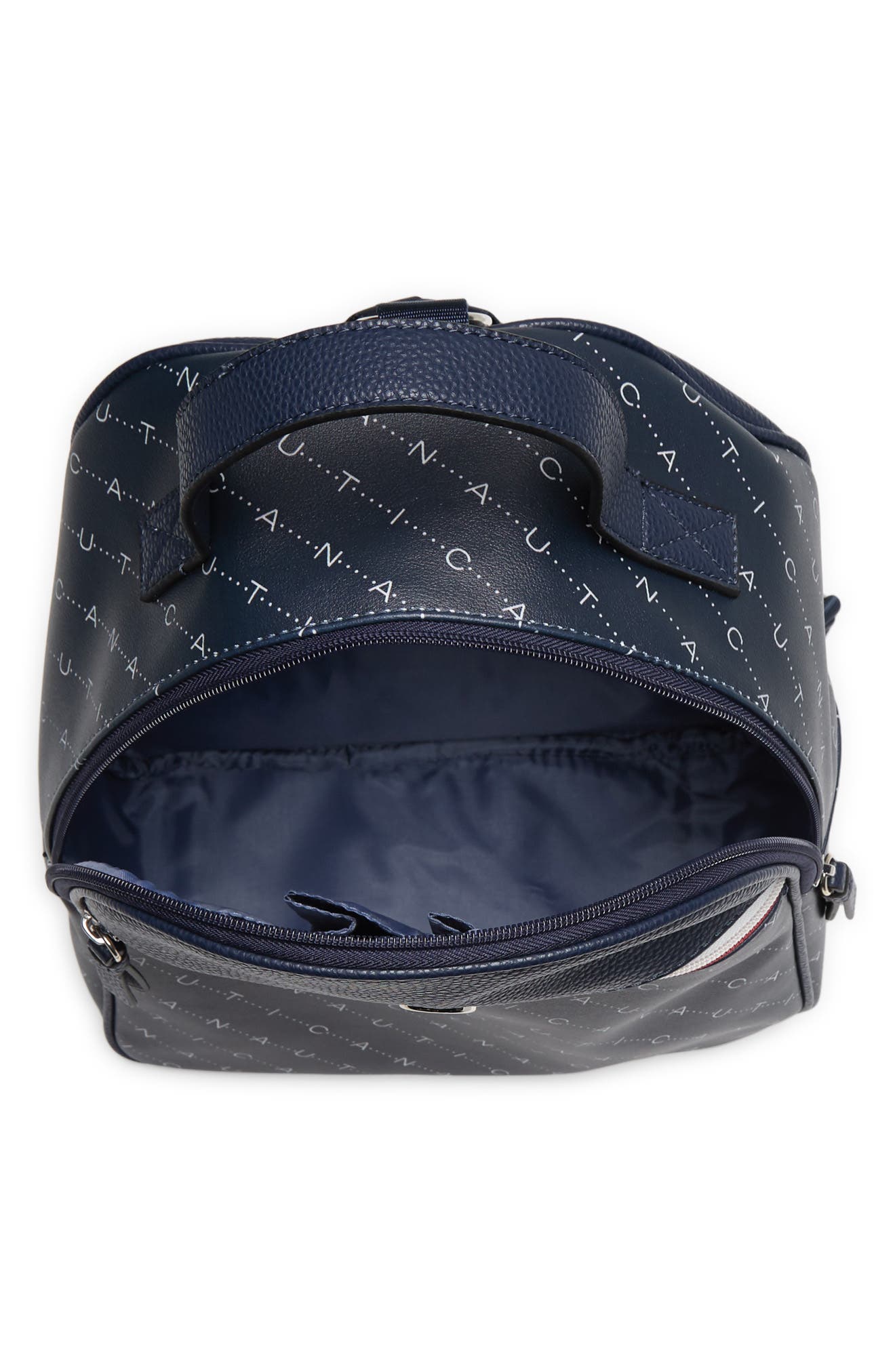 Nautica Draw The Line PU Backpack, Alternate, color, 