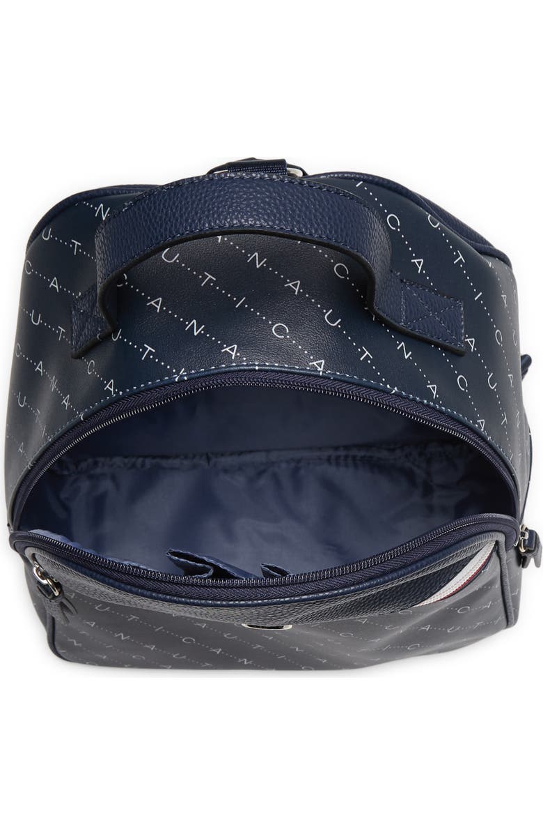 Nautica Draw The Line PU Backpack, Alternate, color,