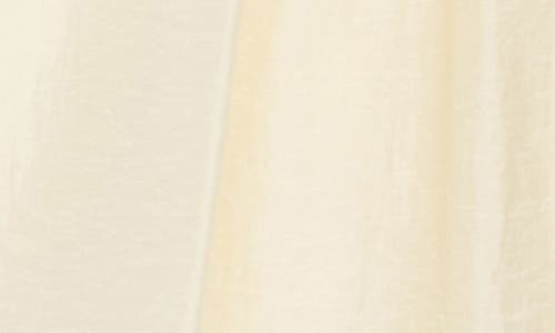 Melloday Ruched Sleeve V-neck Midi Dress In Neutral