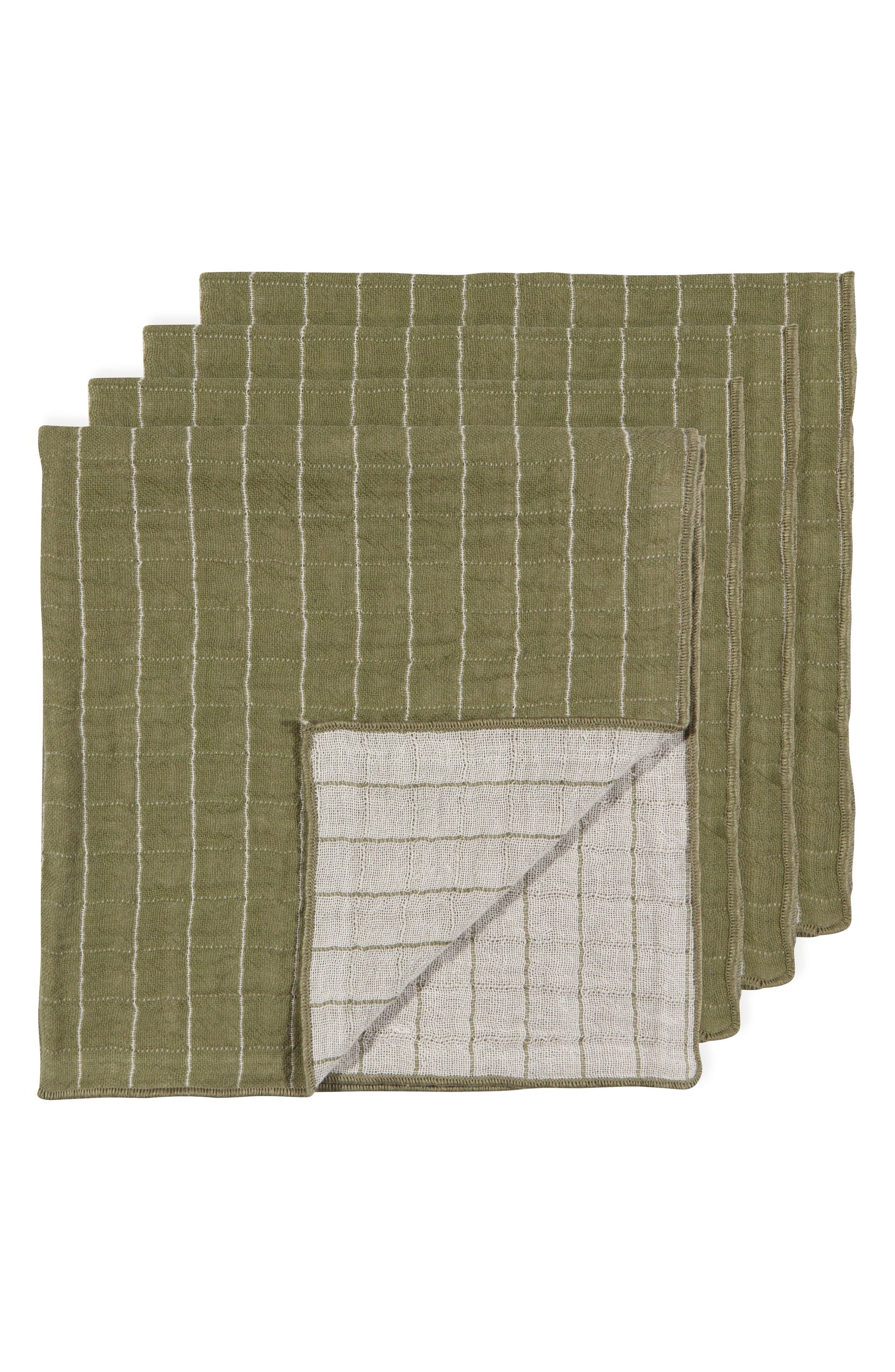 Double Weave Set of 4 Napkins