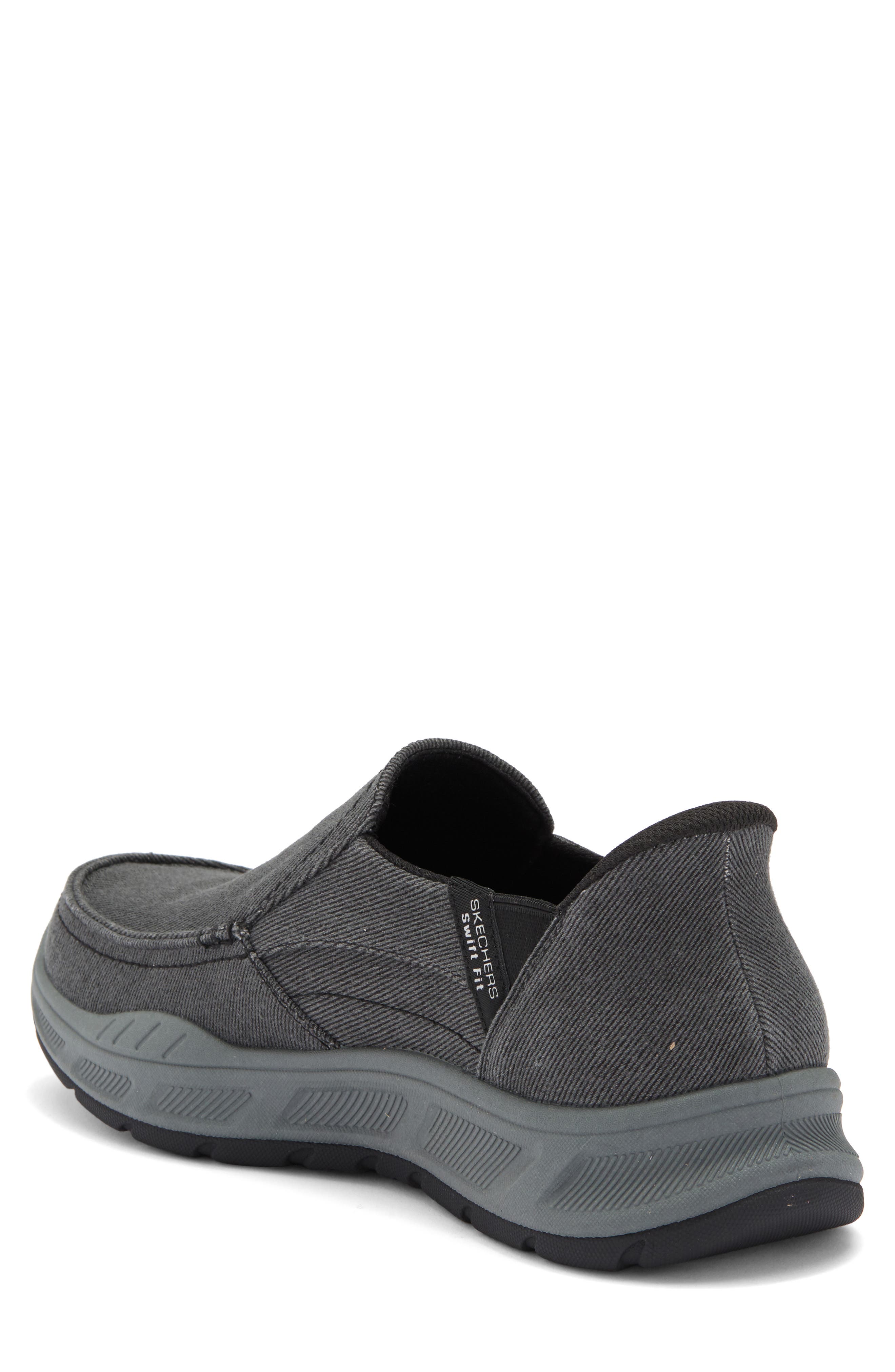 SKECHERS Swift-Fit Slip-On Sneaker, Alternate, color, Washed Black