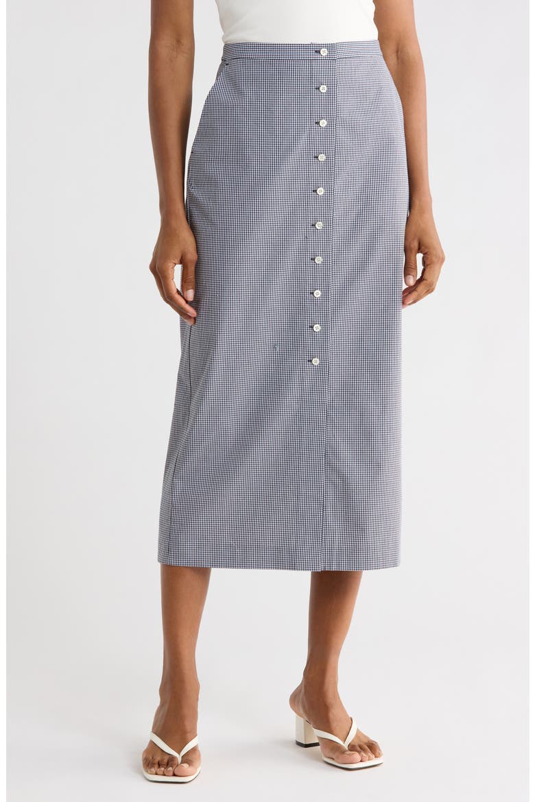 The Check Skirt, Main, color, NAVY MULTI