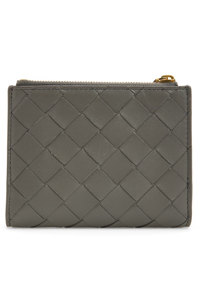 Bottega Veneta Portafoglia Leather Wallet, Alternate, color, Basalt/ Lava
